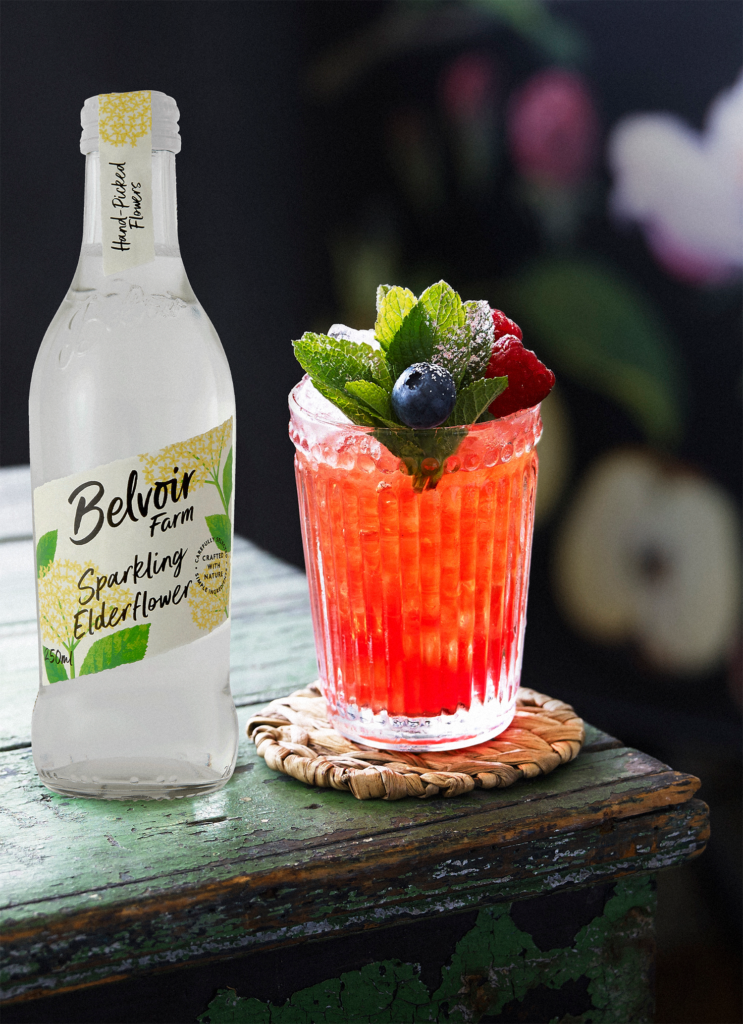 Elderflower Fling Gin Cocktail Recipe Belvoir Farm