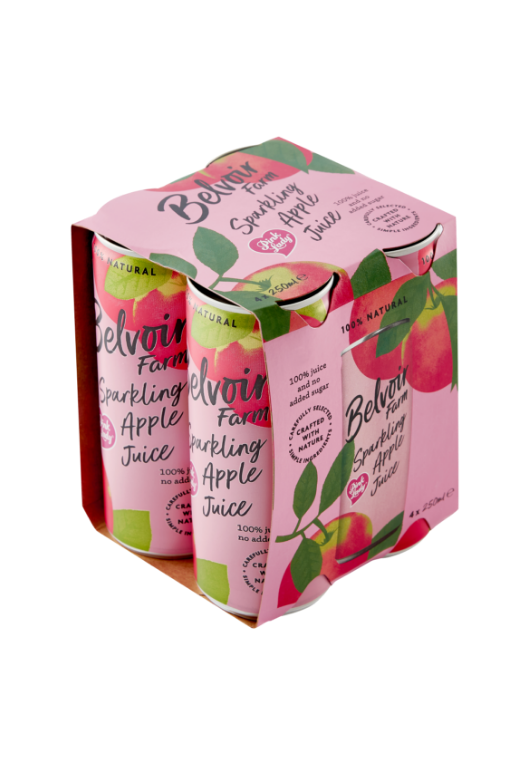 Sparkling Pink Lady Apple Juice Belvoir Farm